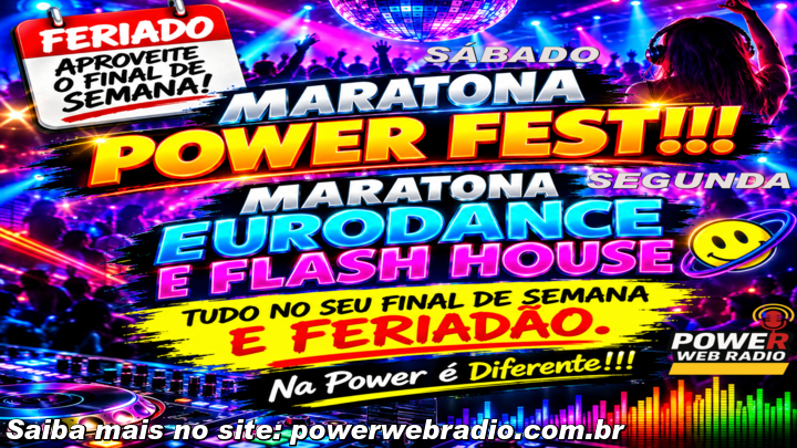 Maratona Eurodance e Flash House. 24 horas com o melhor da Dance Music anos 90.